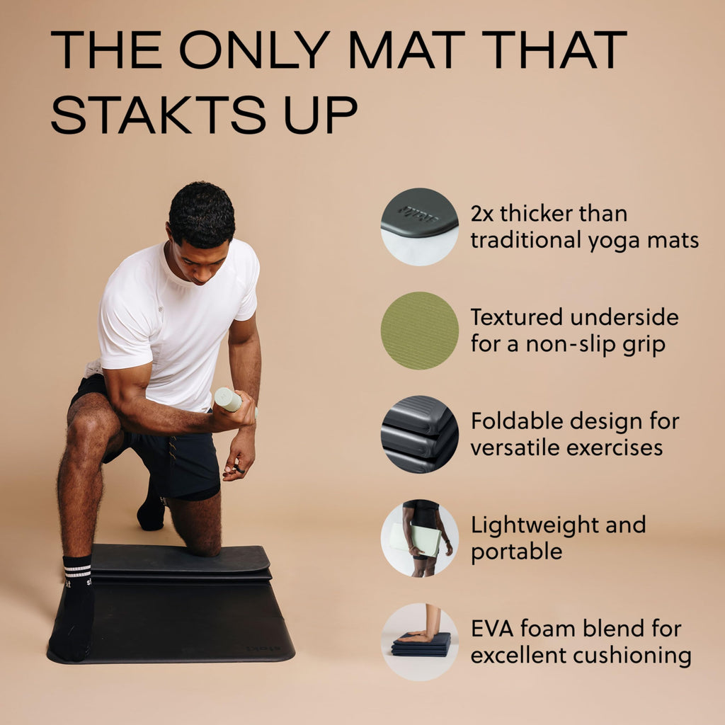 Stakt The Original Foldable Yoga Mat - Non-Slip