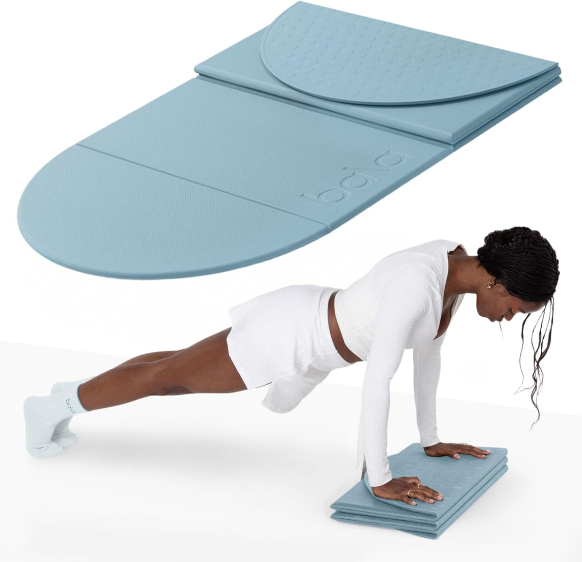 Bala Yoga Mat for Home Gym, Non-Slip Exercise Mat for Home Workout (12MM)