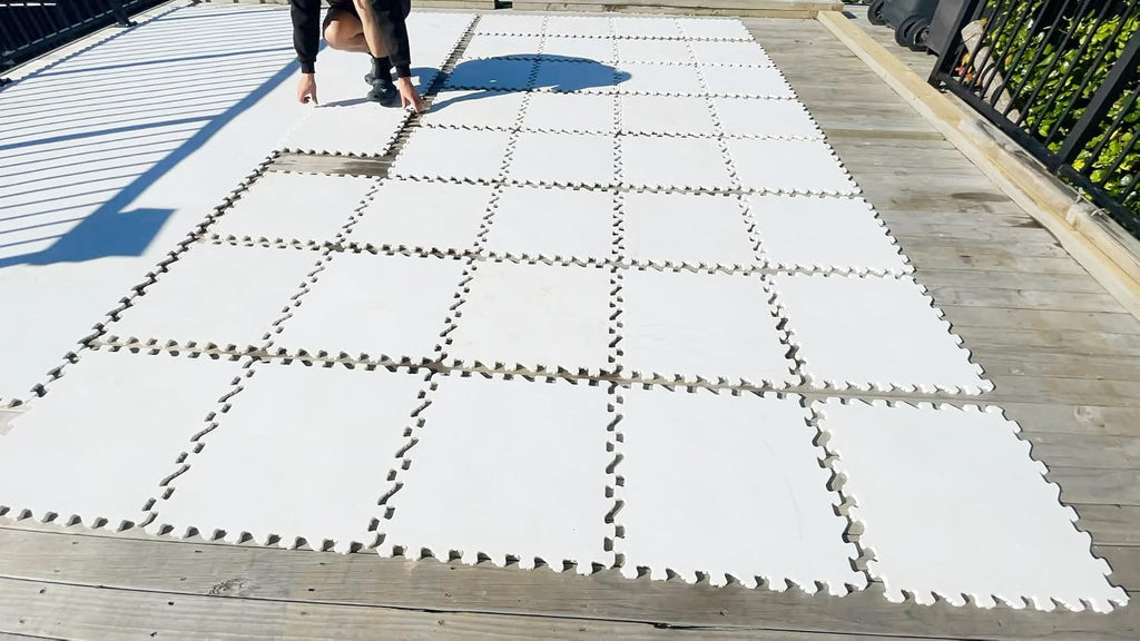 Potent Skateable Synthetic Ice Hockey Tiles (10 pcs per Box, 21.6 SQFT)