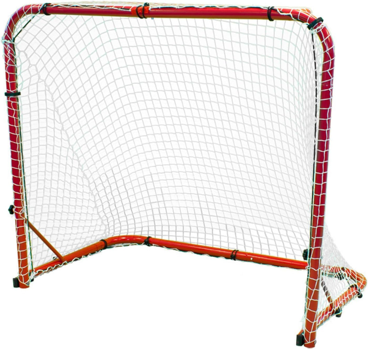 Park & Sun Sports Street Ice Hockey Goal with Folding Steel Frame and Nylon Bungee Slip Net