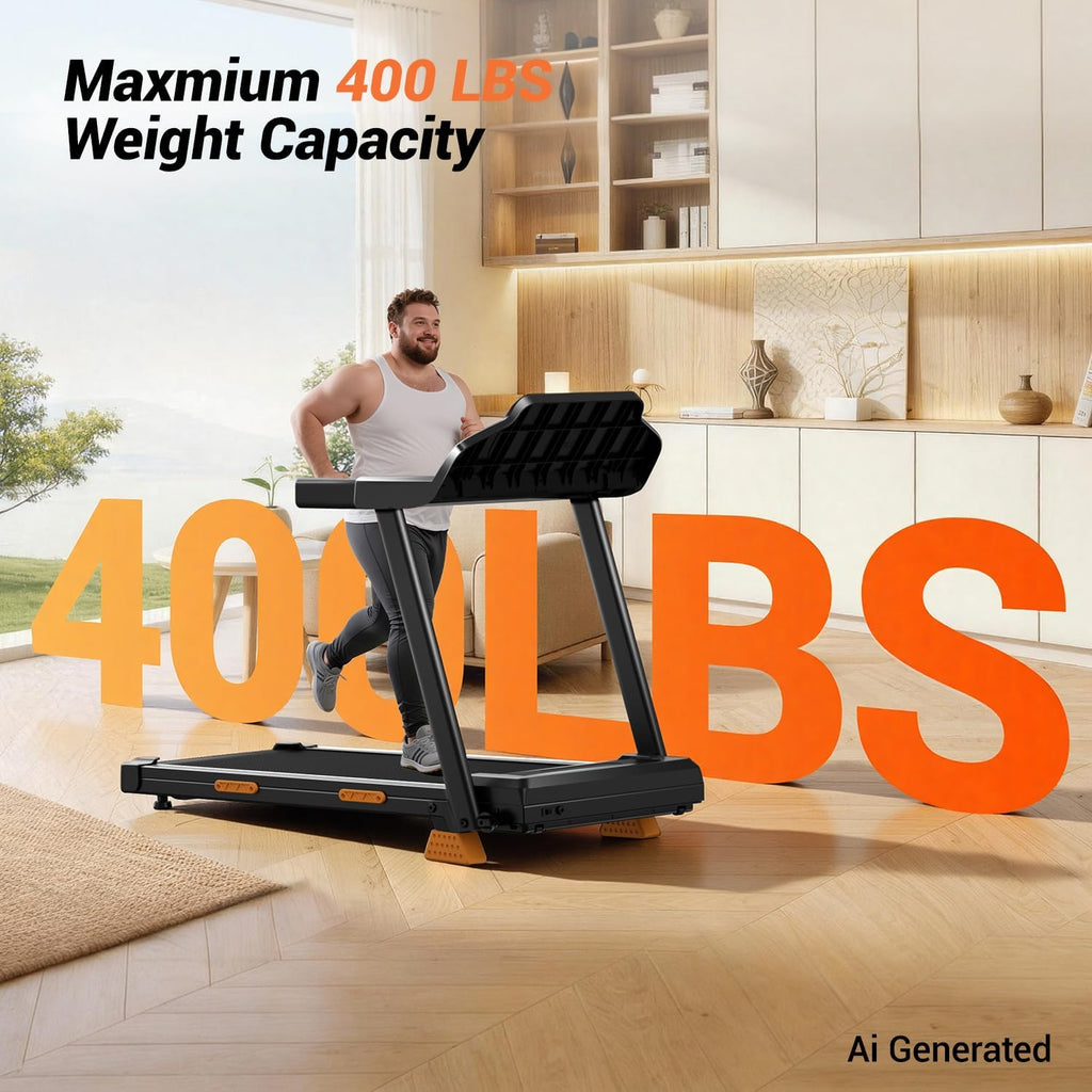 LONTEK 18% Incline Treadmills for Home with Handle Bar