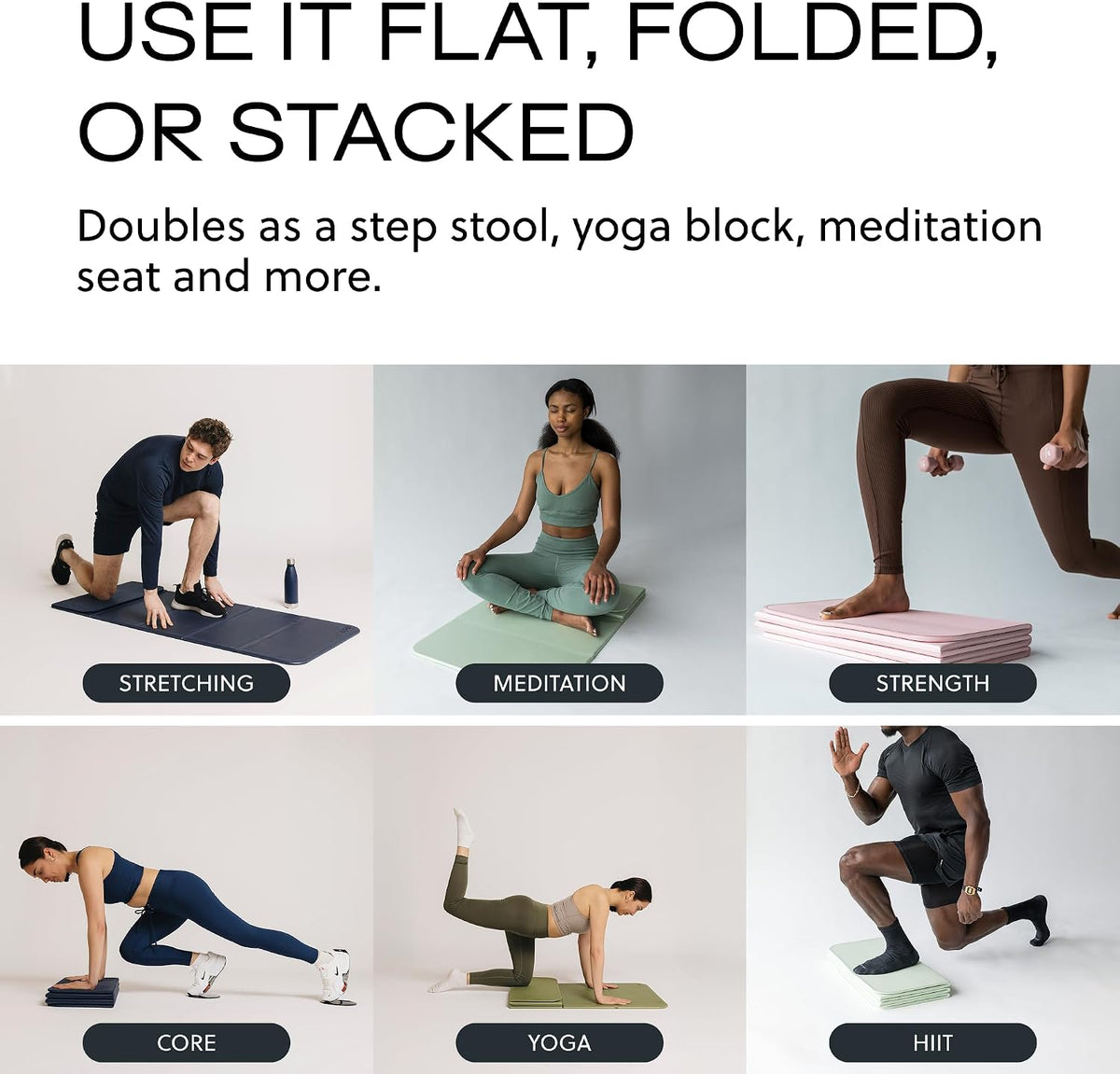 Stakt The Original Foldable Yoga Mat - Non-Slip