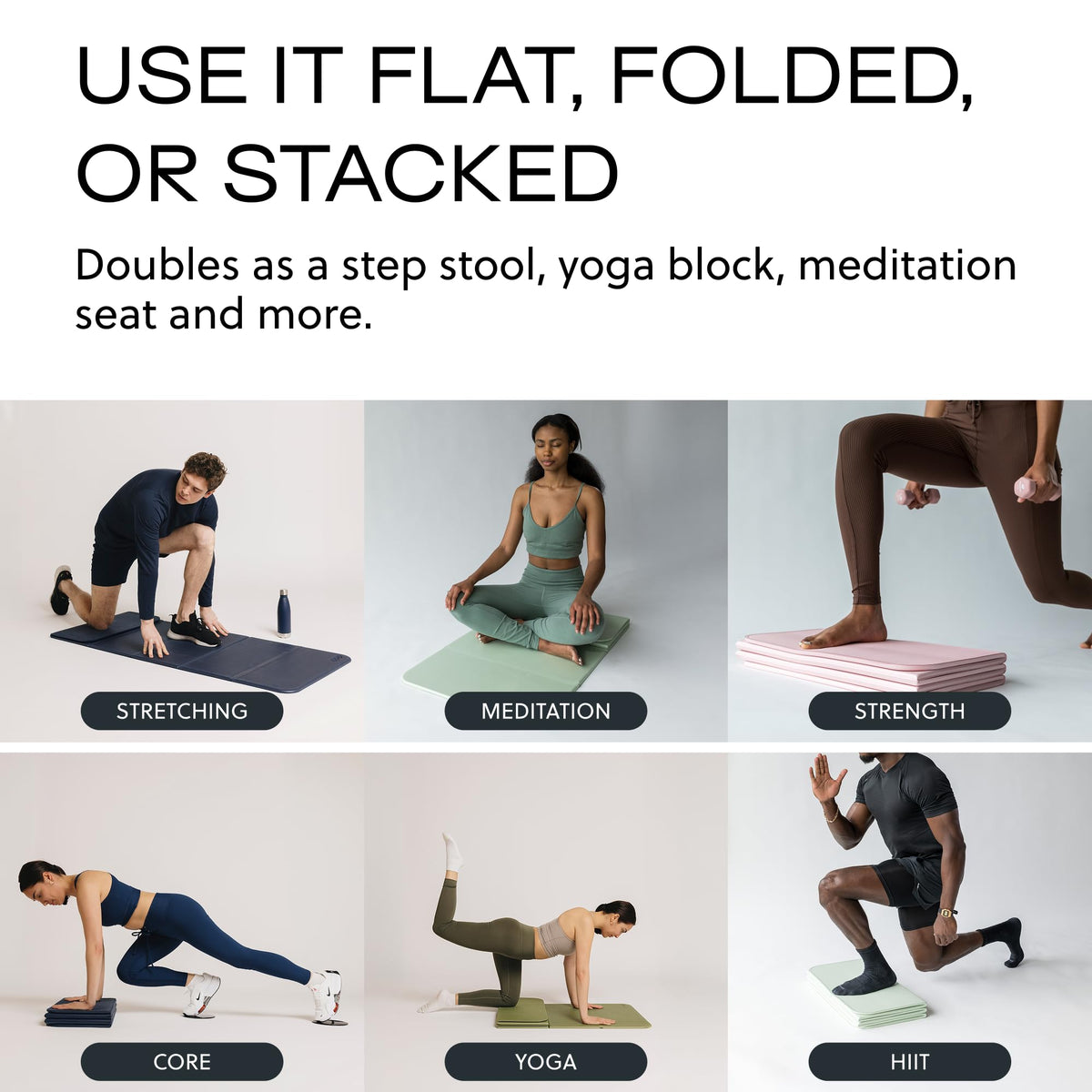 Stakt The Original Foldable Yoga Mat - Non-Slip