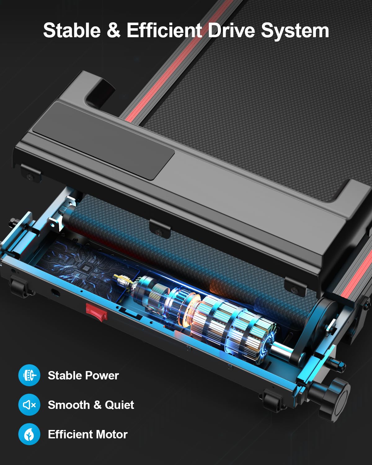 Treadmills for Home, Walking Pad with Incline, Caminadoras para Hacer Ejercicio, 0.6-6.2 MPH Portable Foldable Under Desk Caminadora, ElÃ©ctrica Casa Tredmill, Folding Compact Running Machine