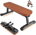 Flat Weight Bench, 2.4 Inch Thick Pad Workout Bench 660 LBS Bench Press Exercise Equipment for Home Gym Strength Weight Training