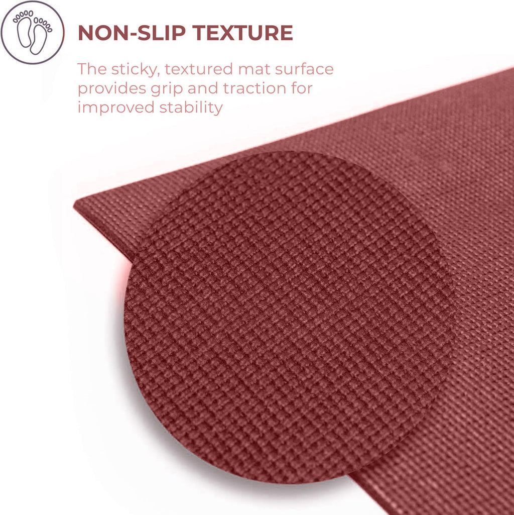 Voyage 5mm Studio Yoga Mats, 6 Pack, 72x24in
