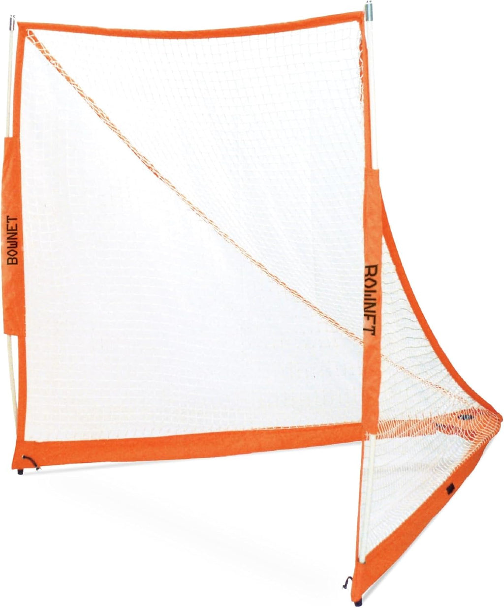 Bownet Portable Lacrosse Goal, 6'x6', Official Full Size, Carry Bag
