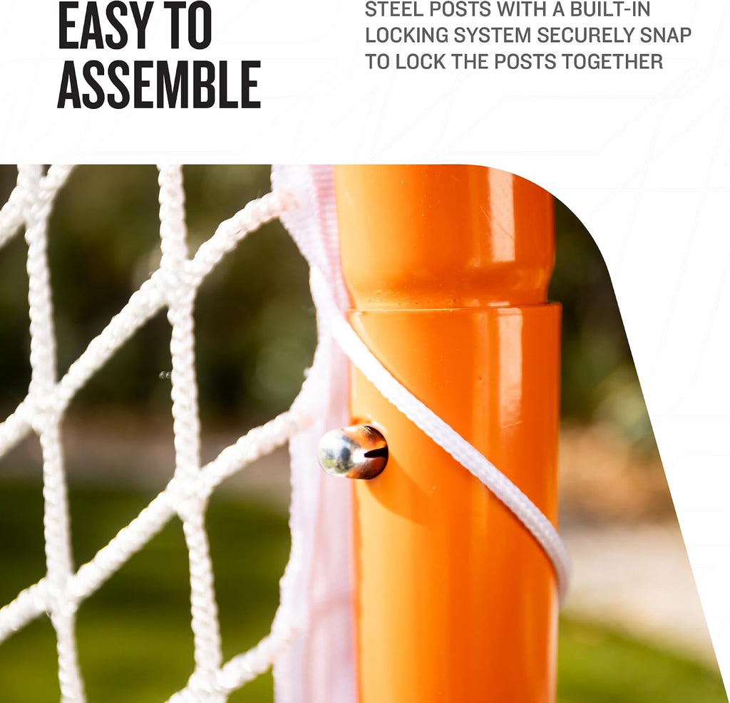 Franklin Sports Franklin Sports Backyard Lacrosse Goal - Kids + Adult Lacrosse Training Net - Lacrosse Training Equipment - Perfect for Youth + Adult Training