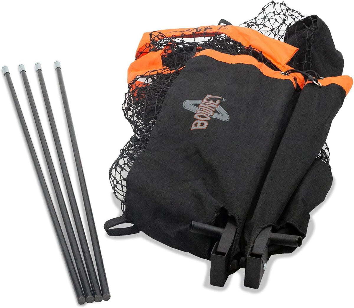 Bownet Youth Field Hockey Goal, 4'x8', Foldable Steel Frame, Carry Bag