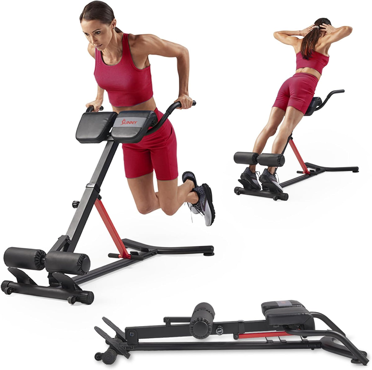 Sunny Health & Fitness Multi-Function Roman Chair