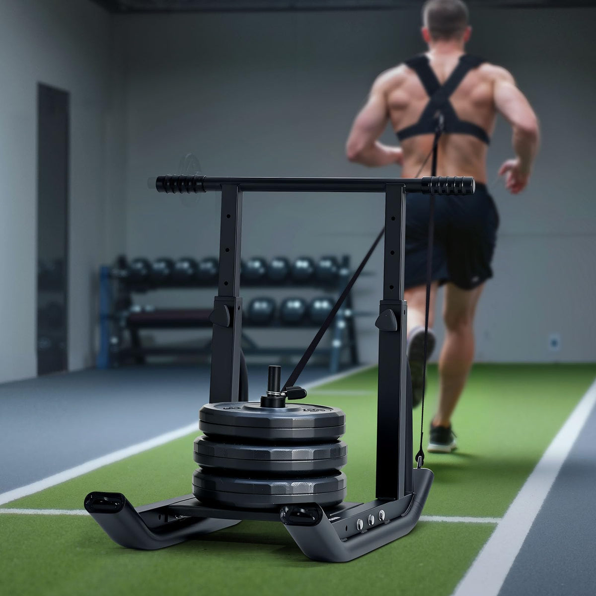 VEVOR Weight Sled,Workout Sled for Push-Pull Running & Strength Training