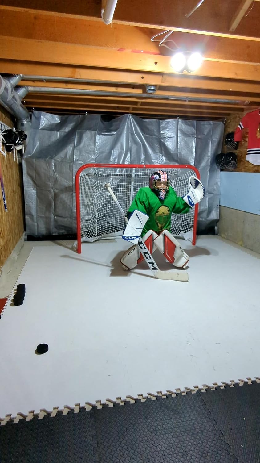 Potent Skateable Synthetic Ice Hockey Tiles (10 pcs per Box, 21.6 SQFT)