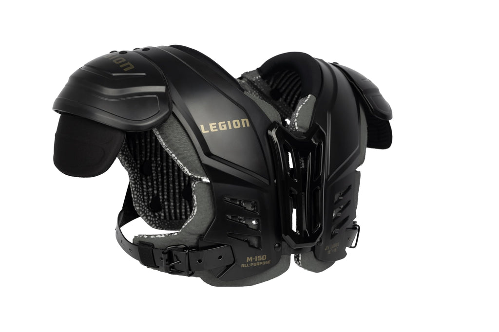 M-150 Junior Varsity Football Shoulder Pads, Patents Pending, Lightweight, Optimized Mobility, Enhanced Impact Protection, Industry-Best Ventilation and Cooling