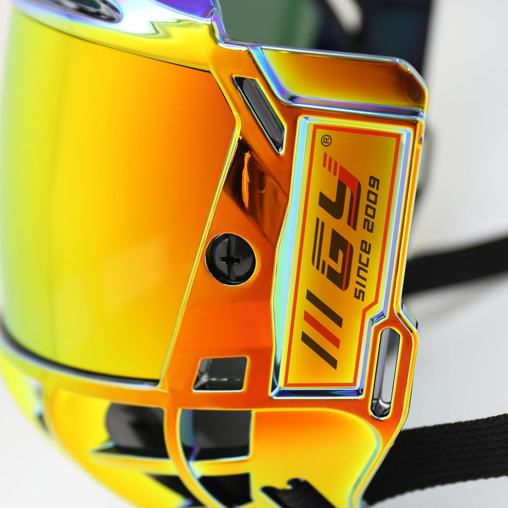 GY Hockey Full Shield Visor Junior Ice Hockey Helmet Full Face Protection Visor Youth Anti-Scratch/Anti-Fog