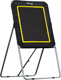 Champion Sports Deluxe Lacrosse Target: Ball Return Bounce Back Net Set for Professional, College and Grade School Training & Drills