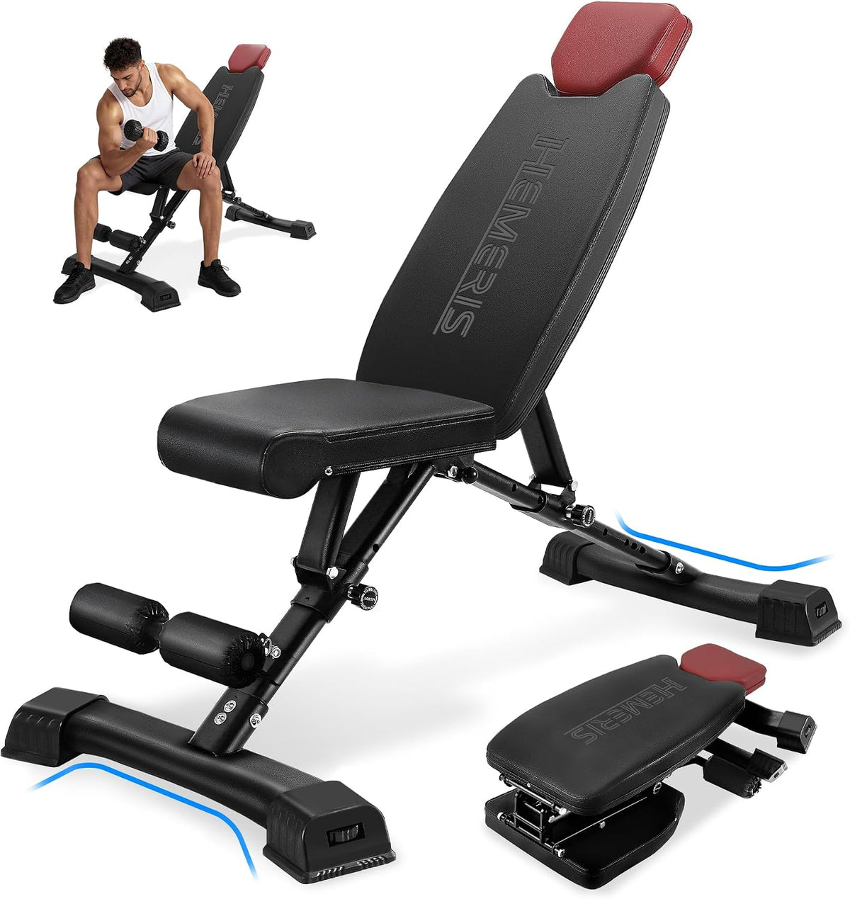 Adjustable Weight Bench 32 In Backrest