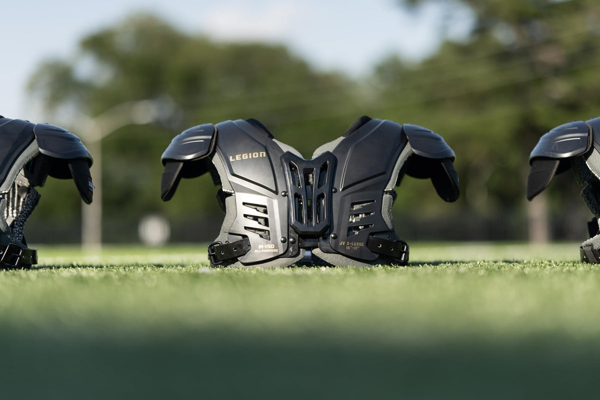 M-150 Junior Varsity Football Shoulder Pads, Patents Pending, Lightweight, Optimized Mobility, Enhanced Impact Protection, Industry-Best Ventilation and Cooling