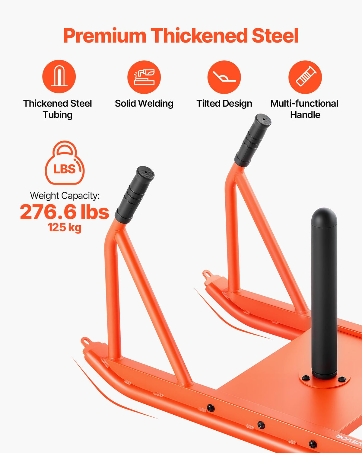 VEVOR Weight Sled,Workout Sled for Push-Pull Running & Strength Training