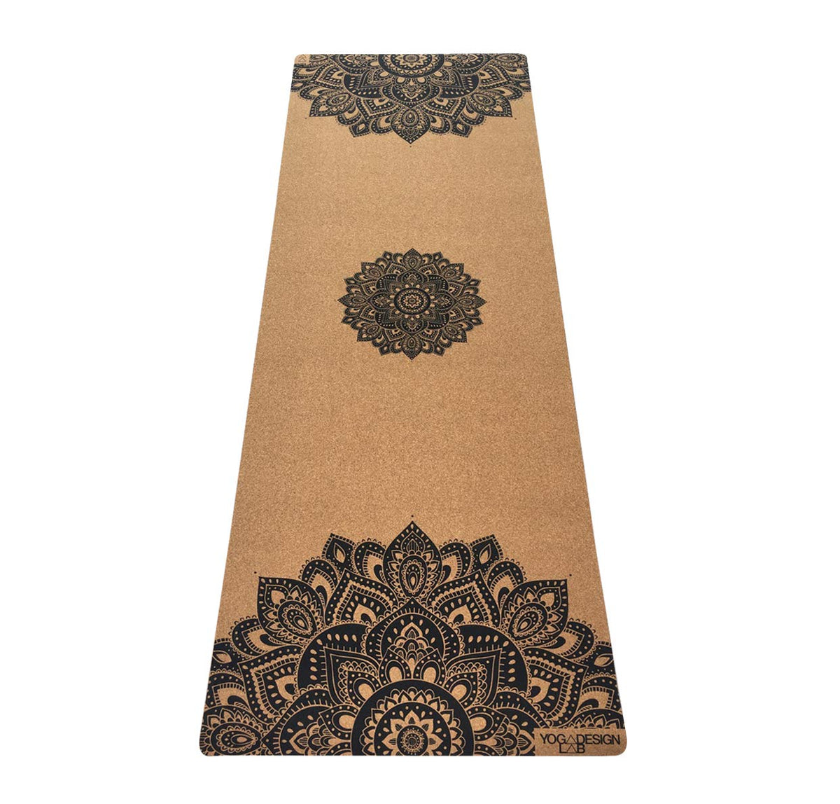 YOGA DESIGN LAB | The Cork Yoga Mat | Eco Luxury | Ideal for Hot Yoga, Power, Bikram, Ashtanga, Sweaty Workouts | Studio Quality | Includes Carrying Strap!