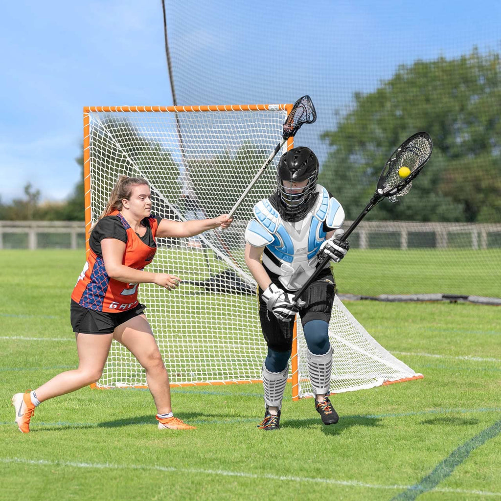 FORZA Lacrosse Goals | Pop-Up & Regulation Size Goals for Backyard, Training & Official Games | World Lacrosse Standard - Portable and Easy Assembly for Kids + Adults [4 Style Options]