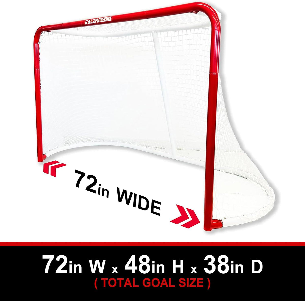 EALER Heavy Duty Hockey Training System â Goals, Backstops & Shooting Practice Nets for Ice & Street Hockey