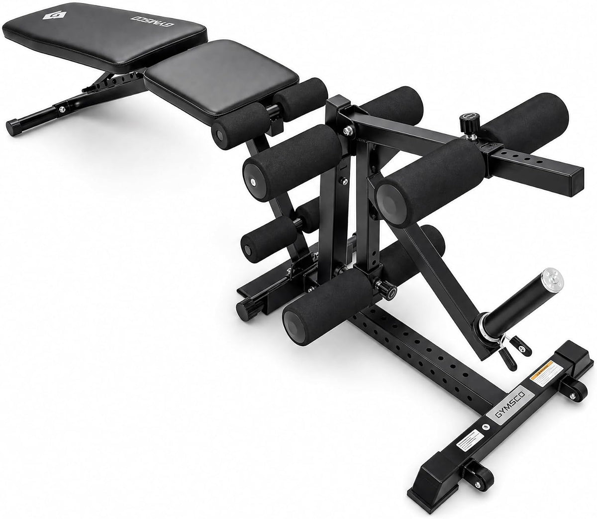 4-in-1 Leg Extension and Curl Attachment for Home Gym