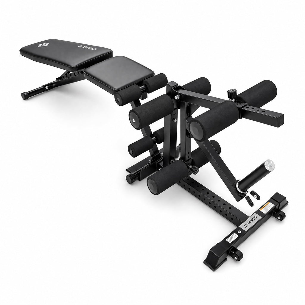 4-in-1 Leg Extension and Curl Attachment for Home Gym