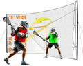 Open Goaaal Lacrosse Goal, Rebounder and Backstop Net, 6 x 6 ft Inside net