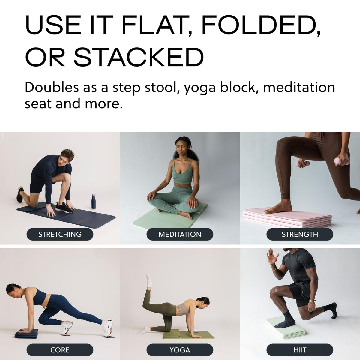 Stakt The Original Foldable Yoga Mat - Non-Slip