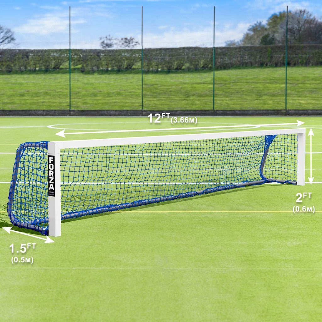 FORZA Mini Target Hockey Goal â Heavy-Duty Aluminum Training Goal â 3ft & 12ft Options â Folding Side Frames & UV-Treated Net â Ideal for Drills & Shooting Practice