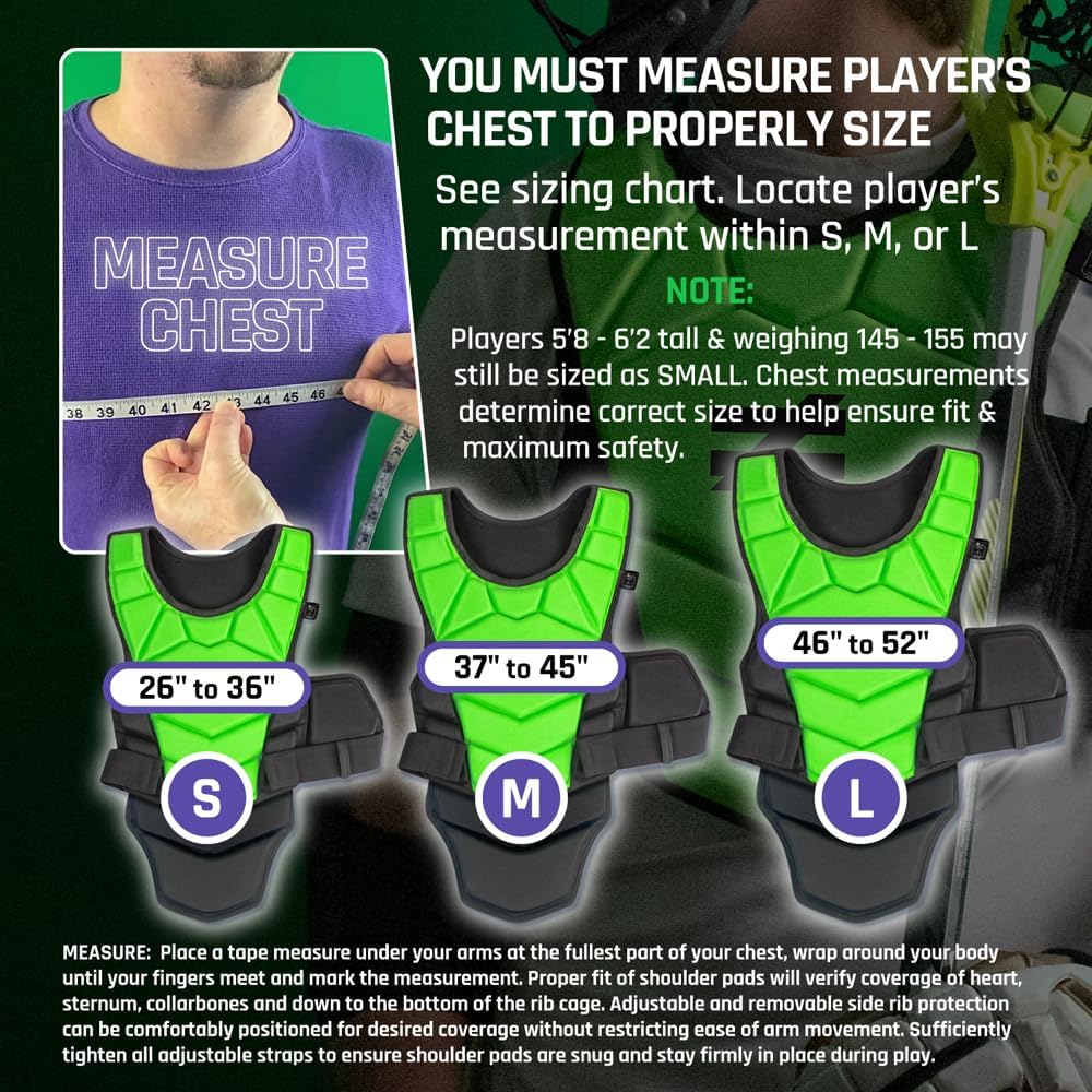 Unequal Lacrosse Goalie CC Chest Protector