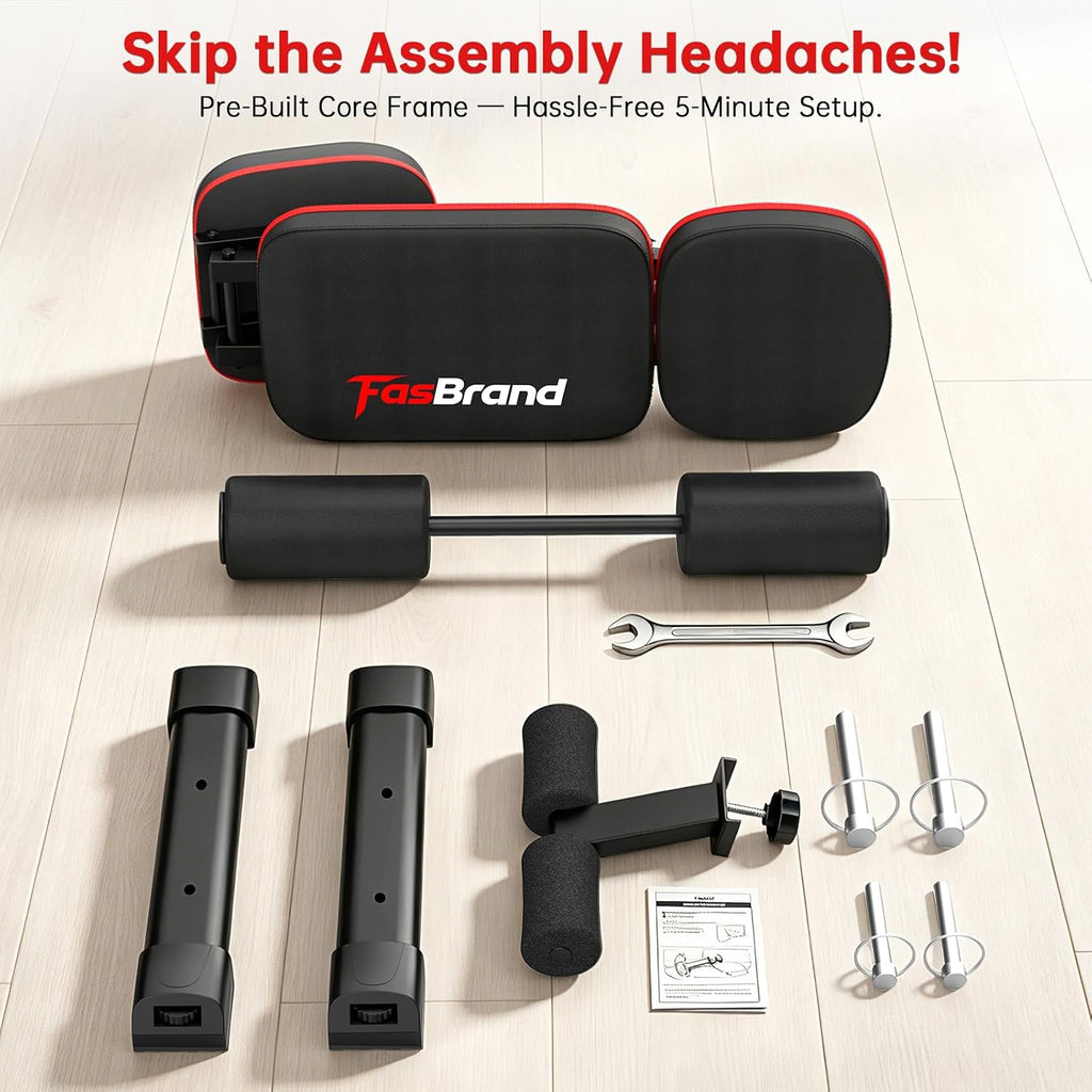 Adjustable Weight Bench for Home Gym, 98% Pre-Assembled Foldable Bench