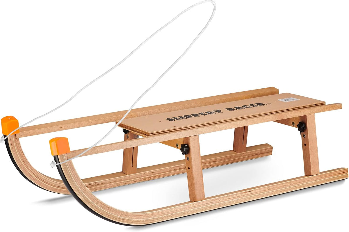 Slippery Racer Kids Wooden Foldable Snow Sled