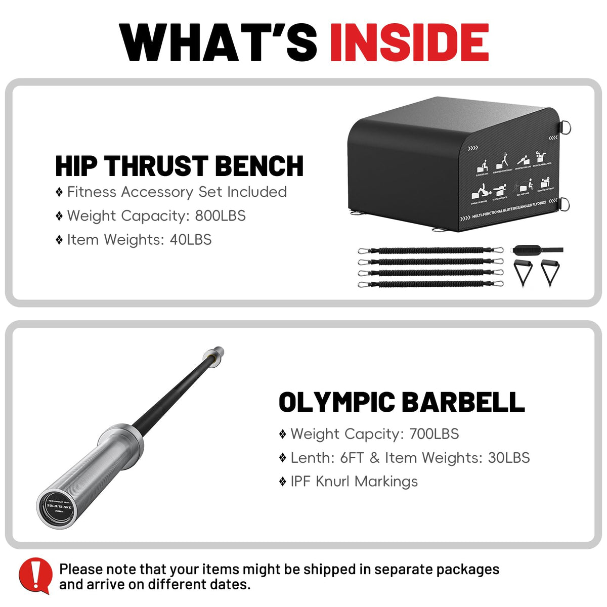 Hip Thrust Box Multifunctional Angled Glute Box for Hip Strength Ab Workout