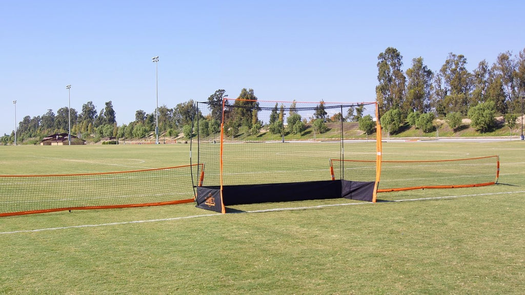 Bownet Foldable Field Hockey Goal, 12'x7', E.A.S., Carry Bag