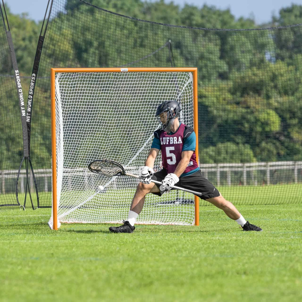 FORZA Lacrosse Goals | Pop-Up & Regulation Size Goals for Backyard, Training & Official Games | World Lacrosse Standard - Portable and Easy Assembly for Kids + Adults [4 Style Options]