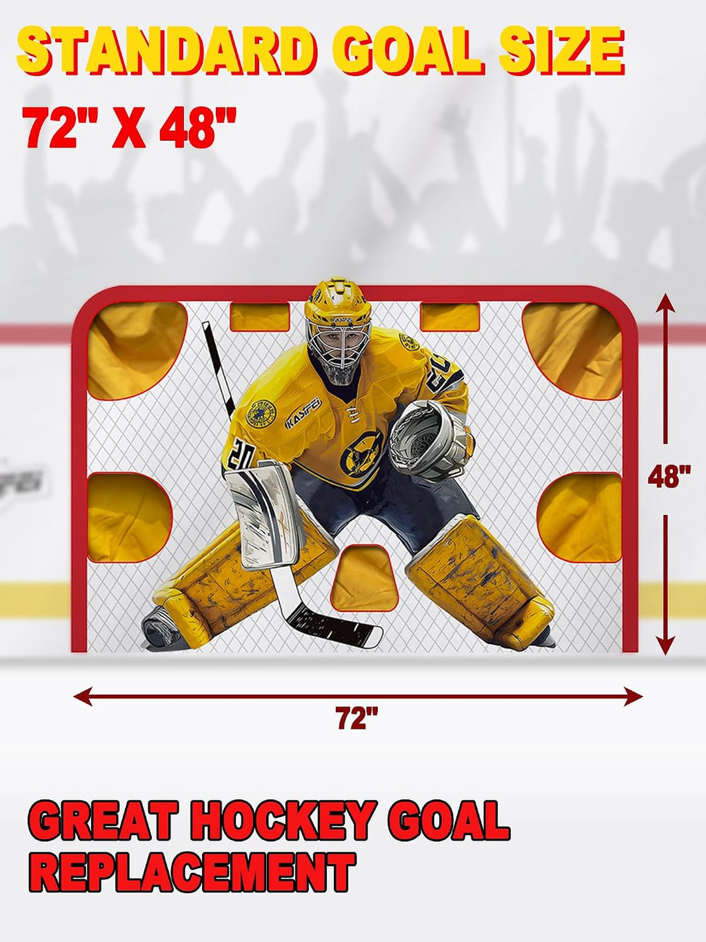 kasifei 7' x 10' Heavy Duty Hockey Shooting Tarp, Garage & Wall Protection