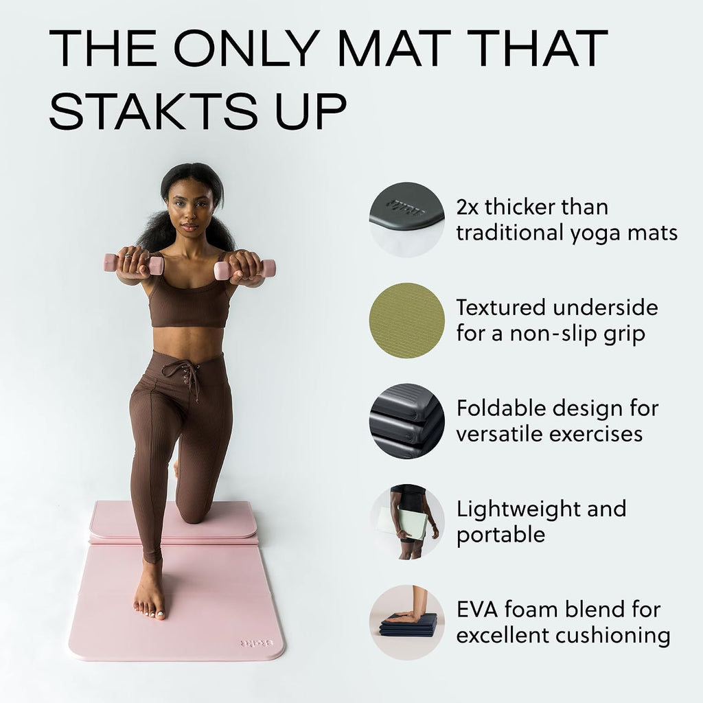 Stakt The Original Foldable Yoga Mat - Non-Slip