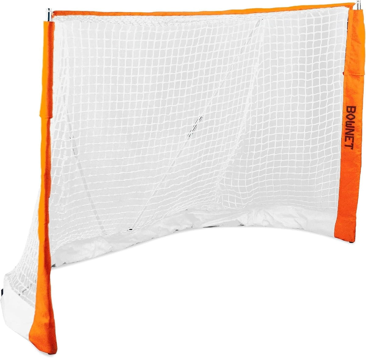 Bownet Portable Roller Hockey Net, Padded Cover, 6'x4', Powder Coat, White