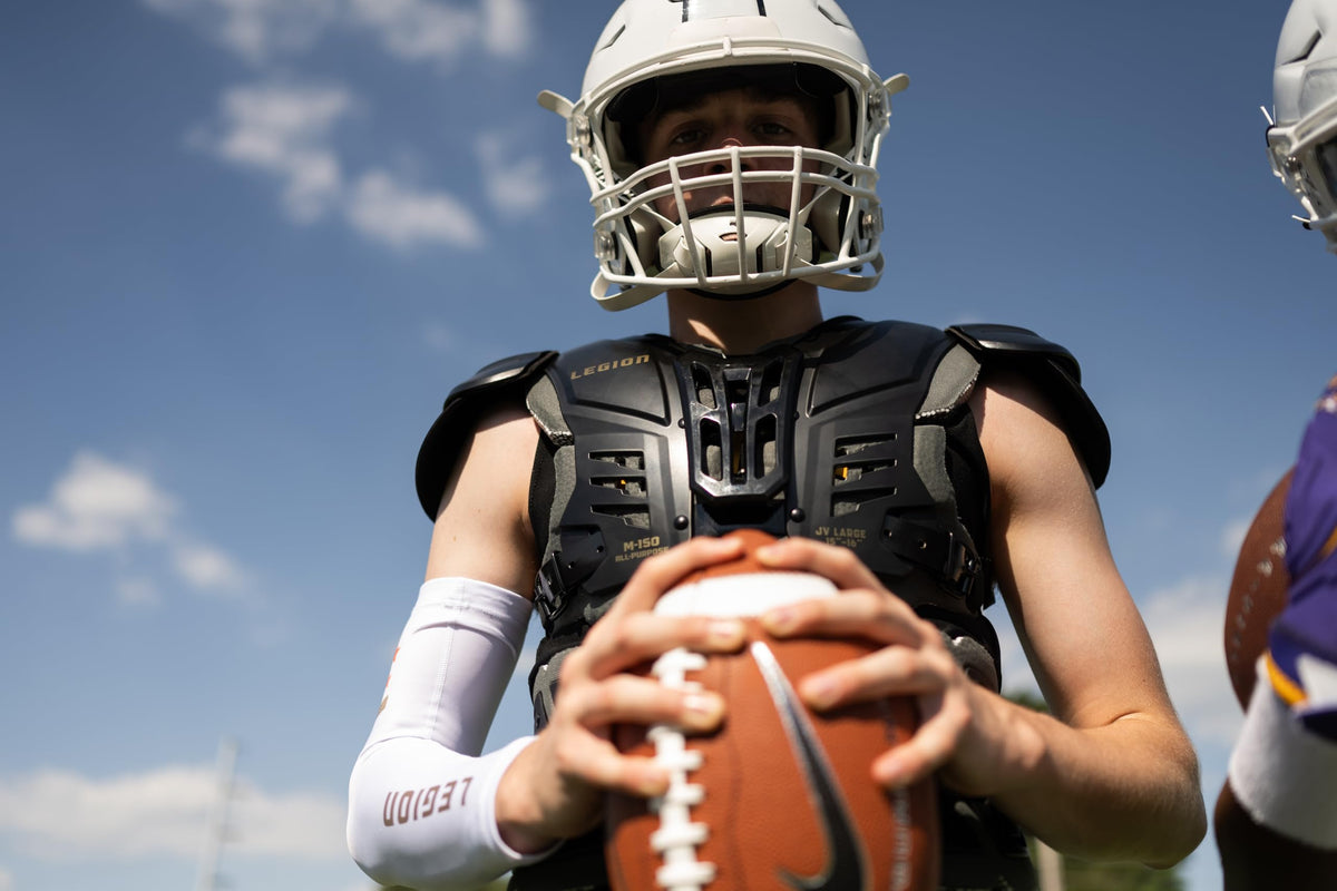 M-150 Junior Varsity Football Shoulder Pads, Patents Pending, Lightweight, Optimized Mobility, Enhanced Impact Protection, Industry-Best Ventilation and Cooling