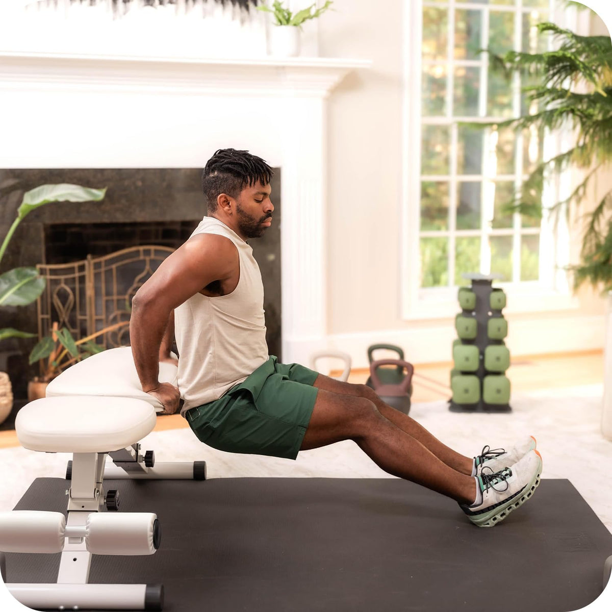 WeGym Workout Bench, Adjustable and Collapsible for Home Gym Training
