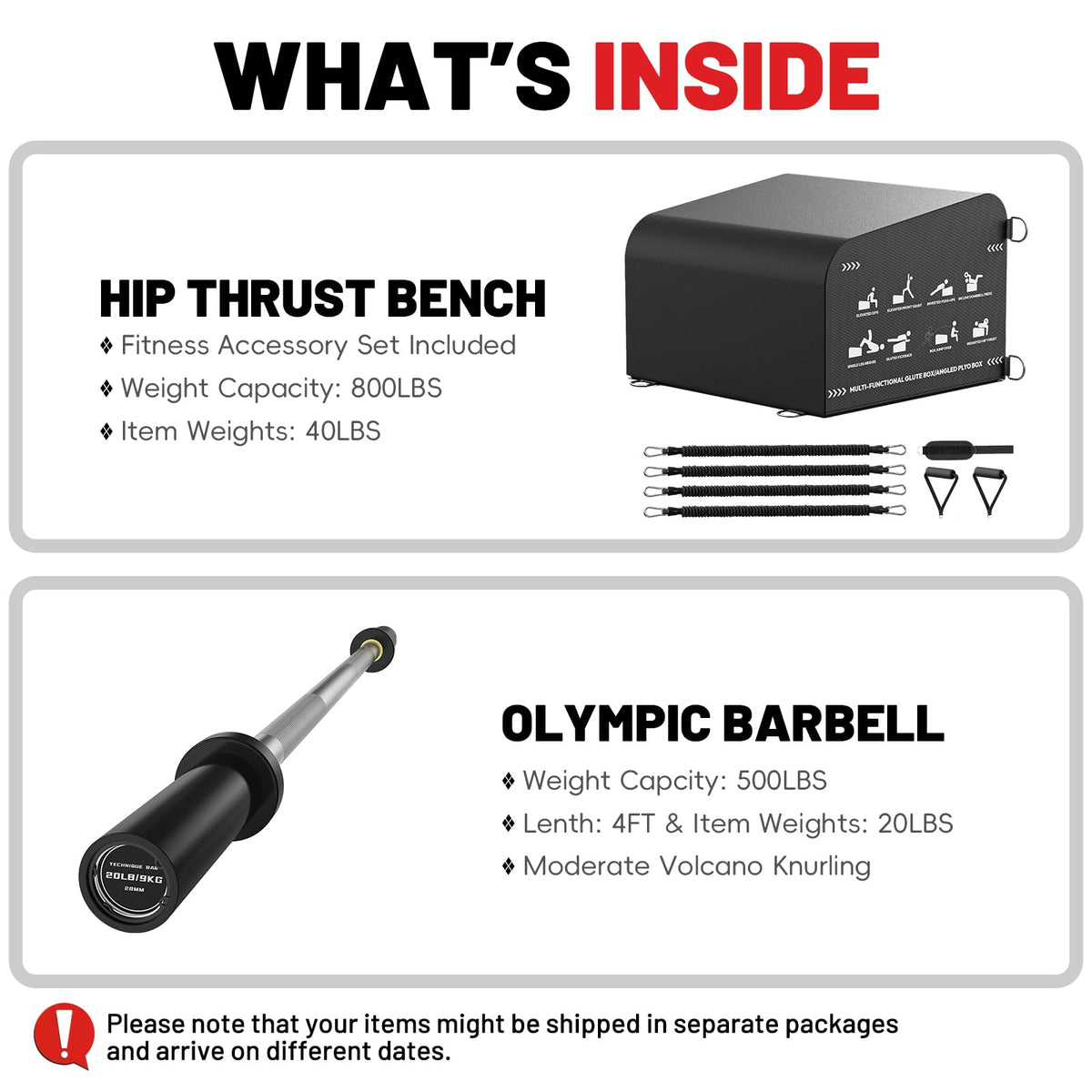 Hip Thrust Box Multifunctional Angled Glute Box for Hip Strength Ab Workout