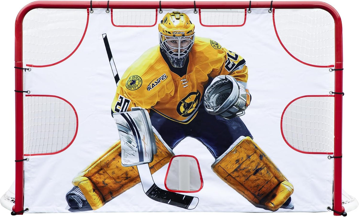 kasifei 6' x 4' Hockey Net Goalie Targets