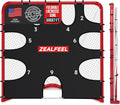 ZEALFEEL Lacrosse Goal 6x6x7Ft with 9-Zone Training Target