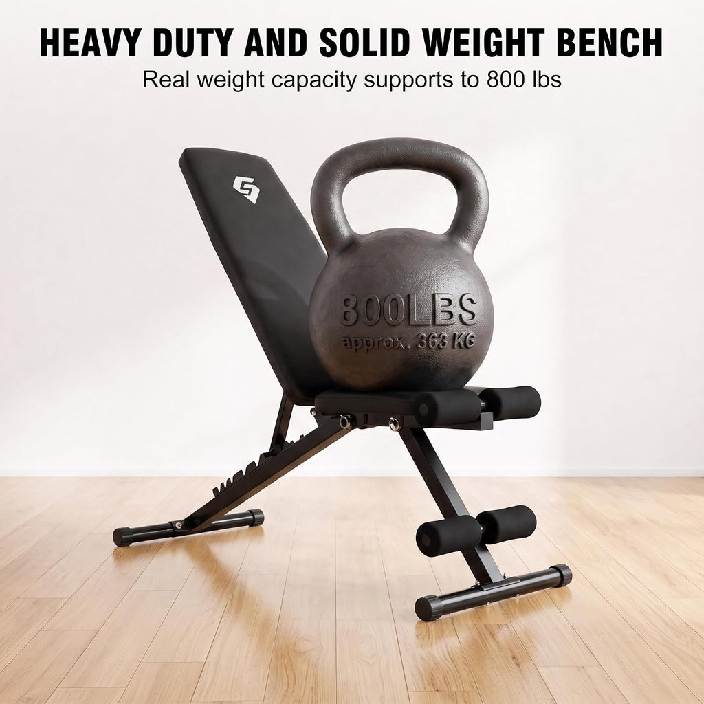 4-in-1 Leg Extension and Curl Attachment for Home Gym