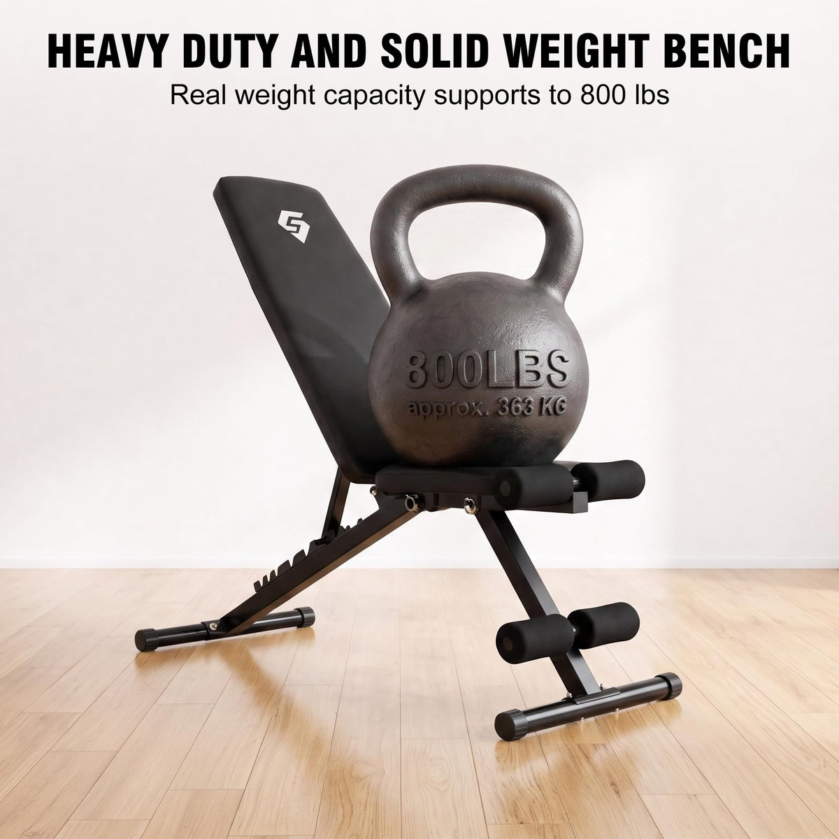 4-in-1 Leg Extension and Curl Attachment for Home Gym