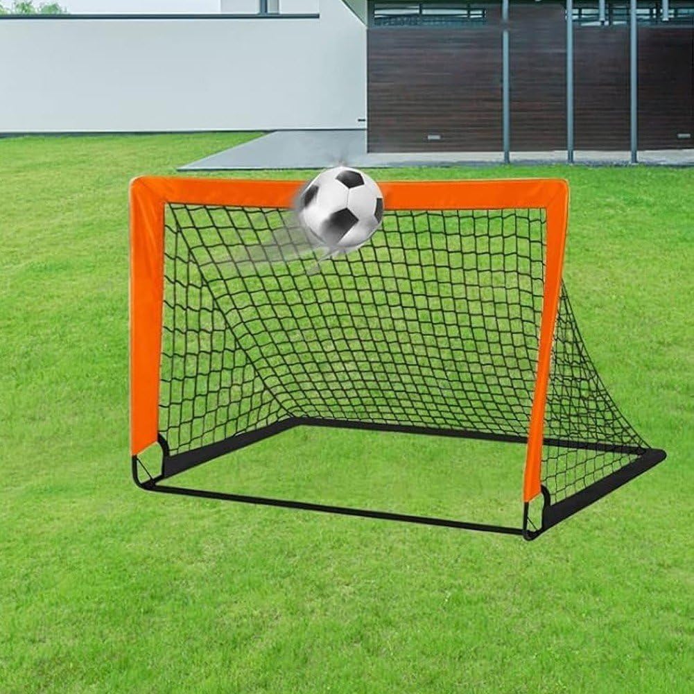 2pcs/Set Hockey Goal Football Goals for Kids Garden Football Training Goal Soccer Goal Net for Backyard Hockey Training
