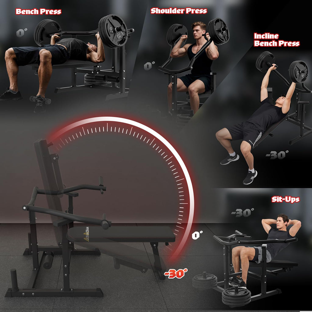 Chest Press Machine,Weight Bench Press with Independent Converging Arm