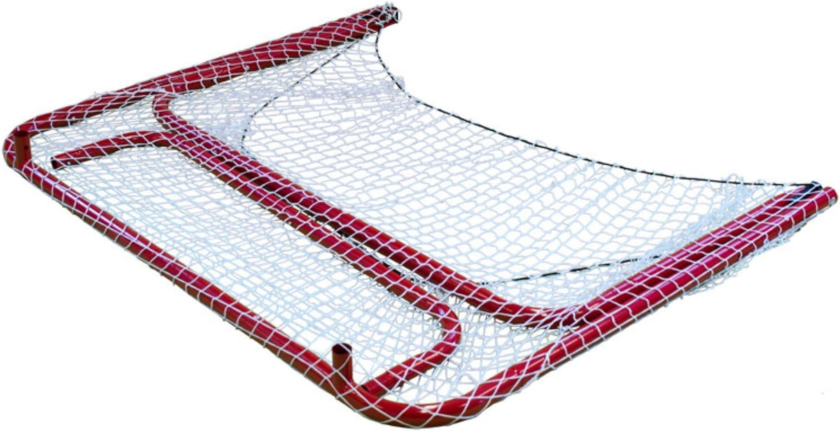 Park & Sun Sports Street Ice Hockey Goal with Folding Steel Frame and Nylon Bungee Slip Net
