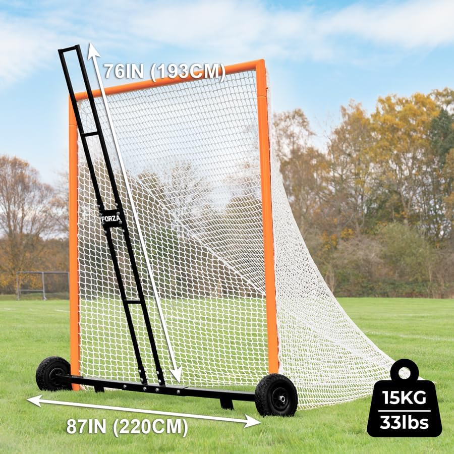 FORZA Lacrosse Goal Dolly | Heavy-Duty, All-Terrain Goal Mover with Puncture-Proof Wheels & Steel Frame â Easy One-Person Transport for 6x6, 4x4 & 6x4 Lacrosse & Soccer Goals